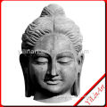 Natural marble sandstone buddha head statue for sale (YL-J004)
